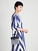 voyage striped small top-handle bag, , s7productThumbnail