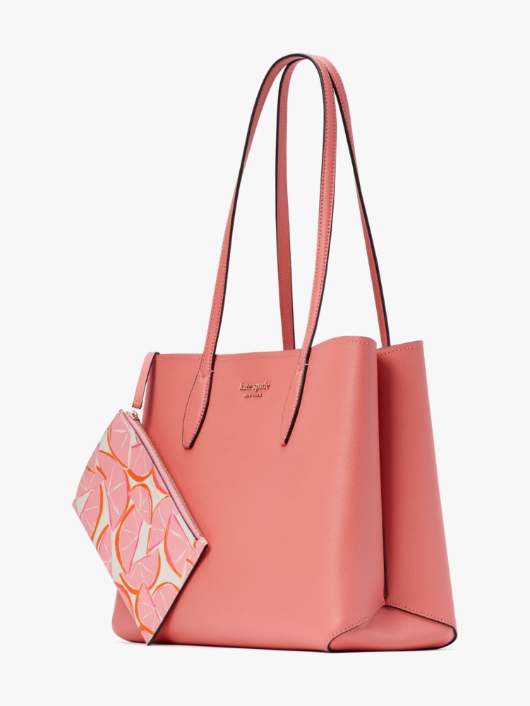 All Day Grapefruit Pop Large Tote, Garden Rose, Product