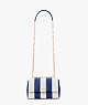 Carlyle Striped Medium Shoulder Bag, Outerspace Multi, ProductTile