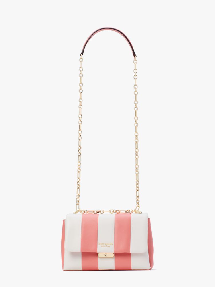 Carlyle Striped Medium Shoulder Bag, Garden Rose Multi, ProductTile