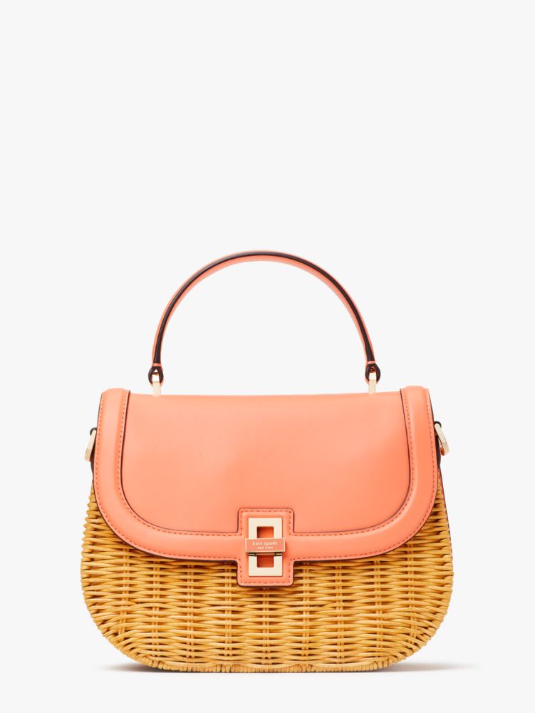 Gracie Wicker Medium Top Handle Bag | Kate Spade New York