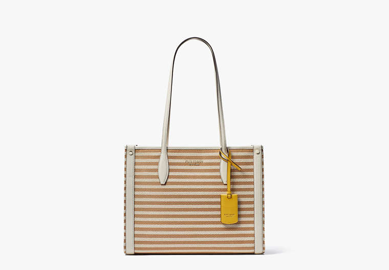 Market Striped Medium Tote, Parchment Multi, Product image number 0