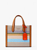 manhattan striped small tote, , s7productThumbnail
