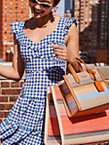 manhattan striped small tote, , s7productThumbnail