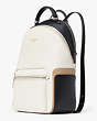Hudson Colorblocked Large Backpack, Parchment Multi, Product