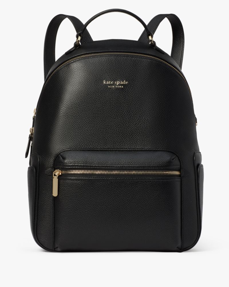 Kate Spade New York Women's Large Hudson Leather Backpack - Black