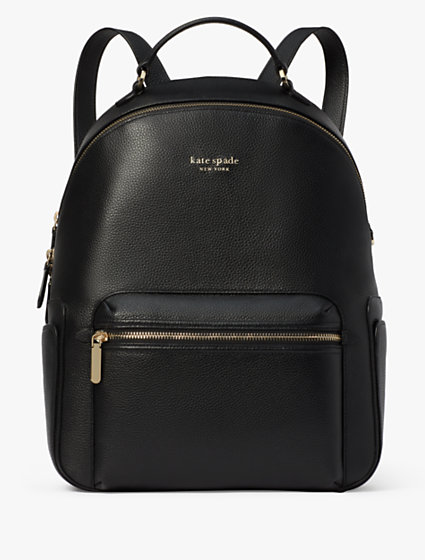 Kate Spade New York Women's Large Hudson Leather Backpack - Black