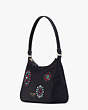 The Little Better Sam Fireworks Embellished Nylon Small Shoulder Bag, Black Multi, Product