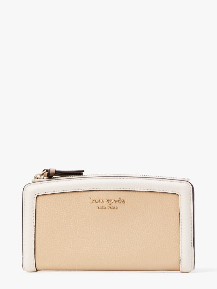 Knott Colorblocked Zip Slim Wallet | Kate Spade New York