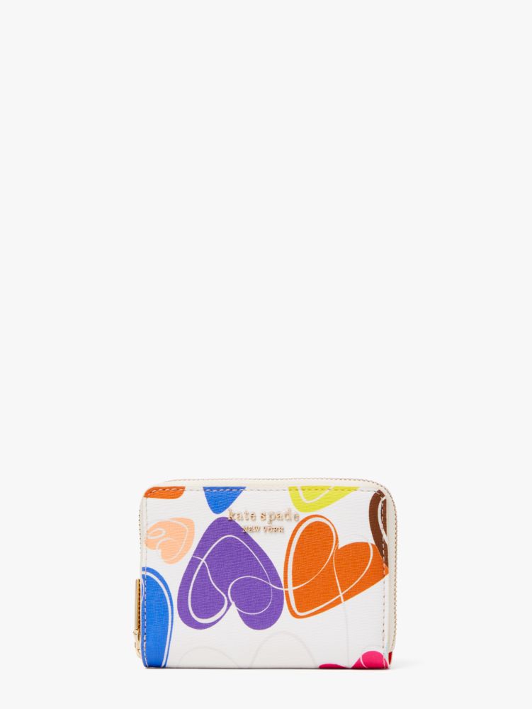 Women's multi pride hearts card case | Kate Spade New York IT