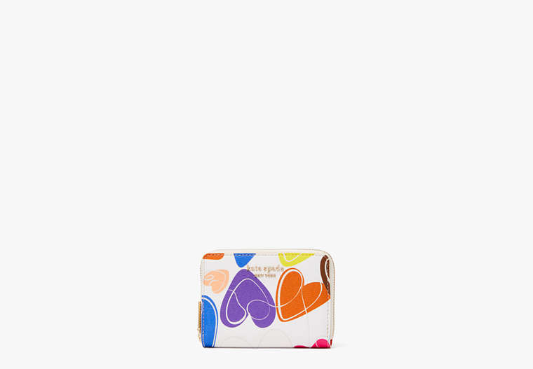 Rainbow Hearts Card Case, Multi, Product image number 0
