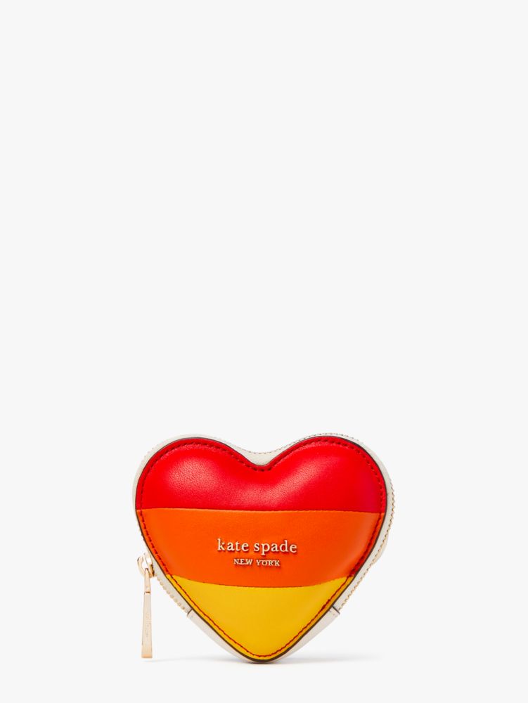 Women's multi pride 3d heart coin purse | Kate Spade New York NL