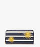 Sunkiss Embellished Zip-around Continental Wallet, Blazer Blue Multi, ProductTile