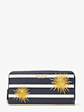 sunkiss embellished zip-around continental wallet, , s7productThumbnail