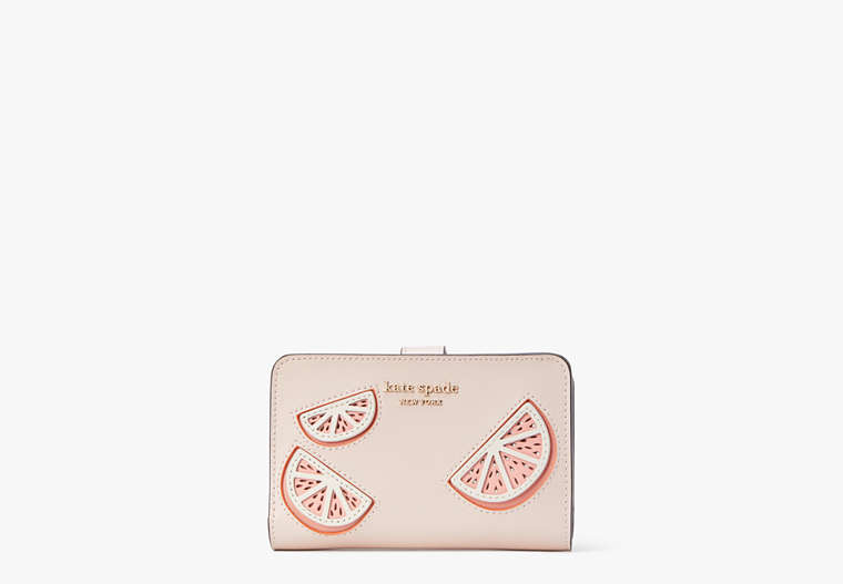 Tini Embellished Compact Wallet, Pale Dogwood, Product