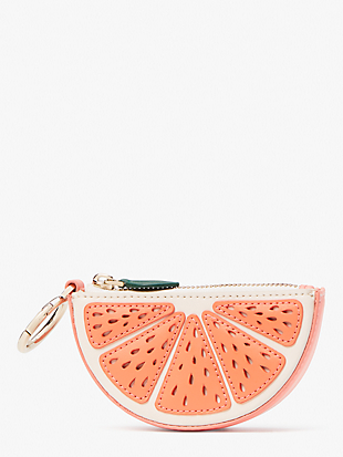 tini grapefruit coin purse by kate spade new york non-hover view