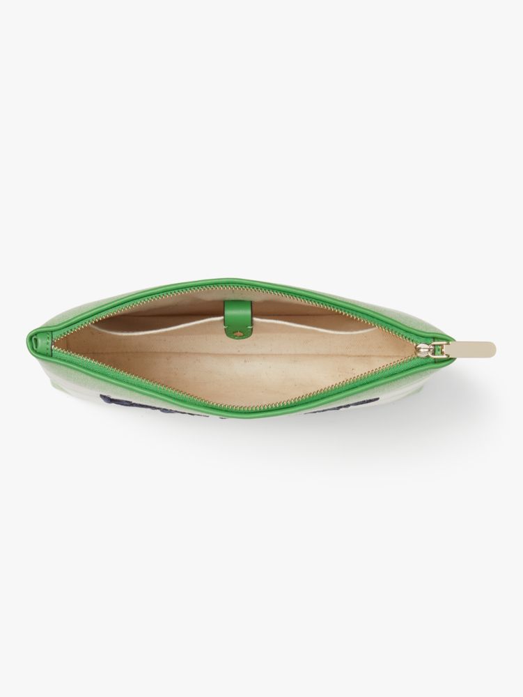 Cabana Canvas Pouch, Green Multi, Product