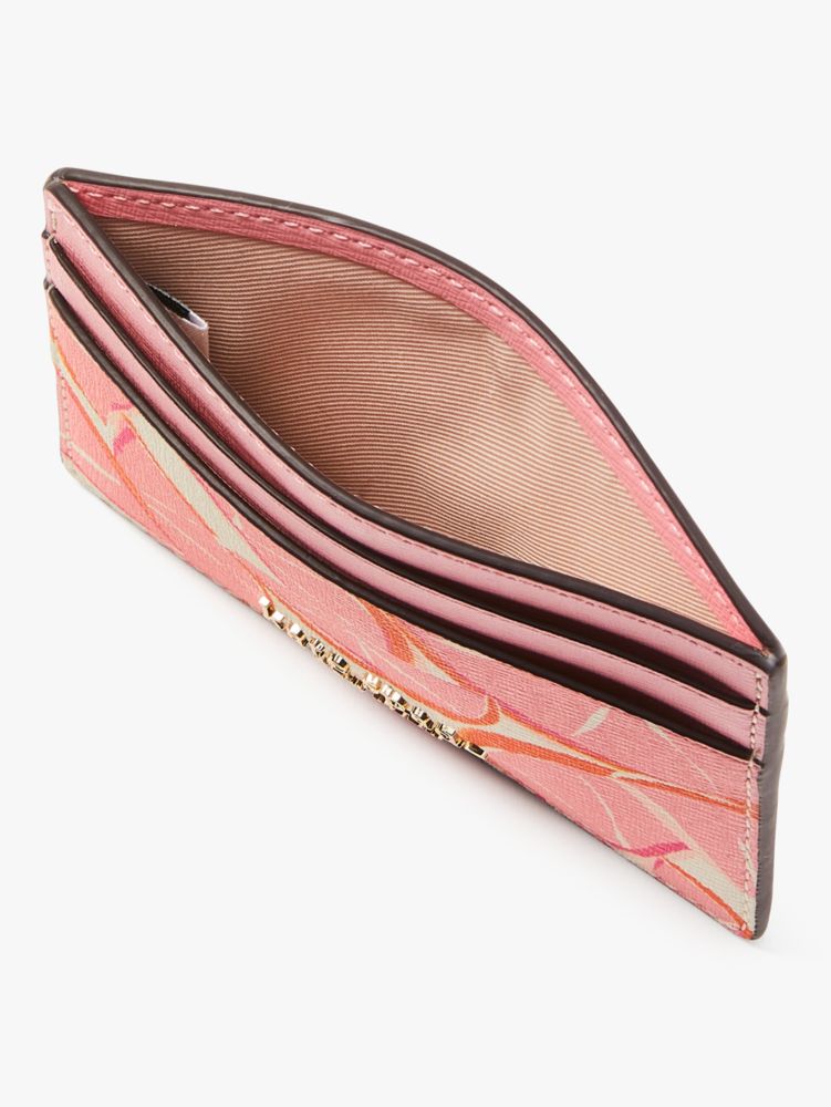 Spencer Grapefruit Cardholder, Pink Multi, Product