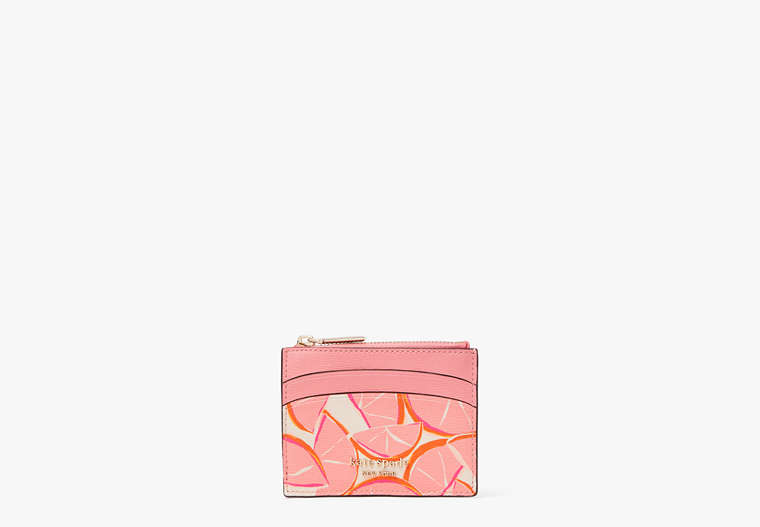Spencer Grapefruit Coin Card Case, Pink Multi, Product image number 0