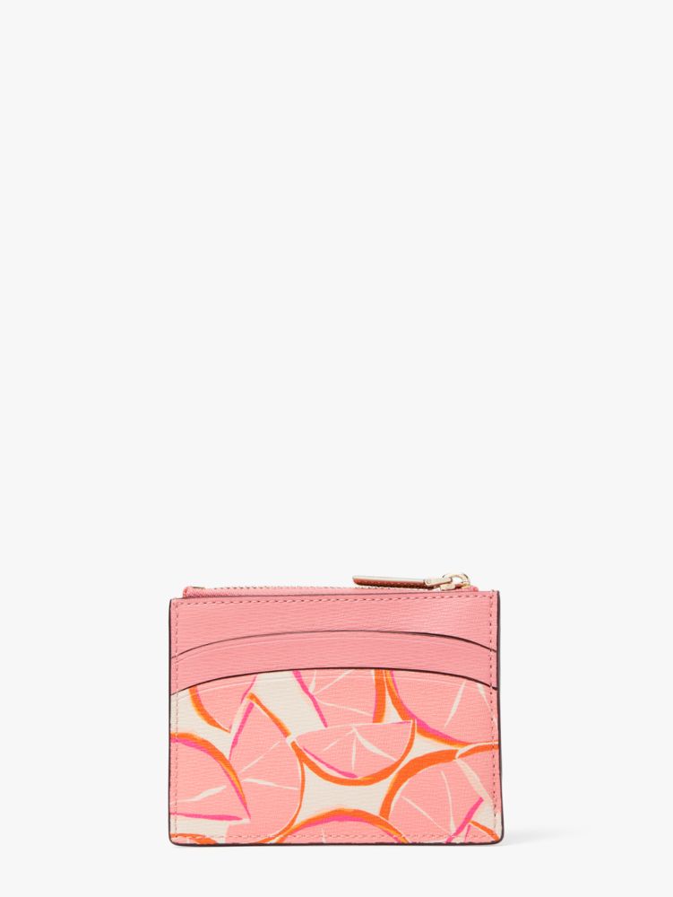 Spencer Grapefruit Coin Card Case, Pink Multi, Product