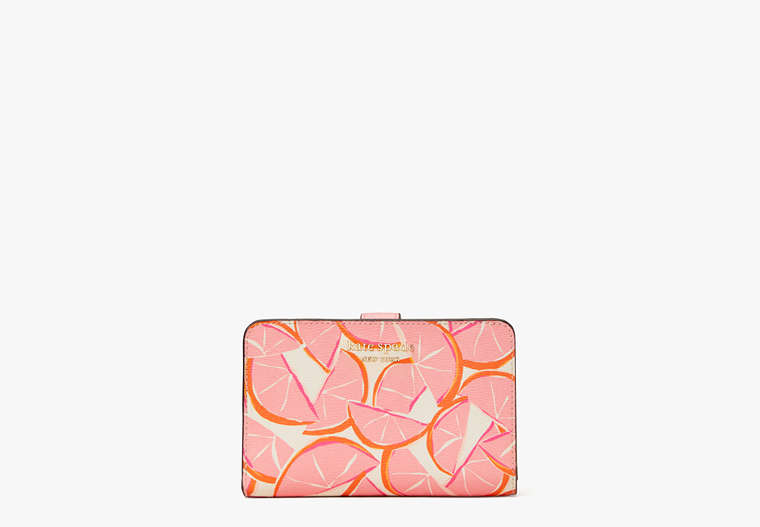 Spencer Grapefruit Compact Wallet, Pink Multi, Product image number 0