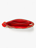 Roma Embellished Tomato Straw Clutch, , s7productThumbnail