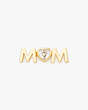 Love You, Mom Boxed Studs, Clear/Gold, Product