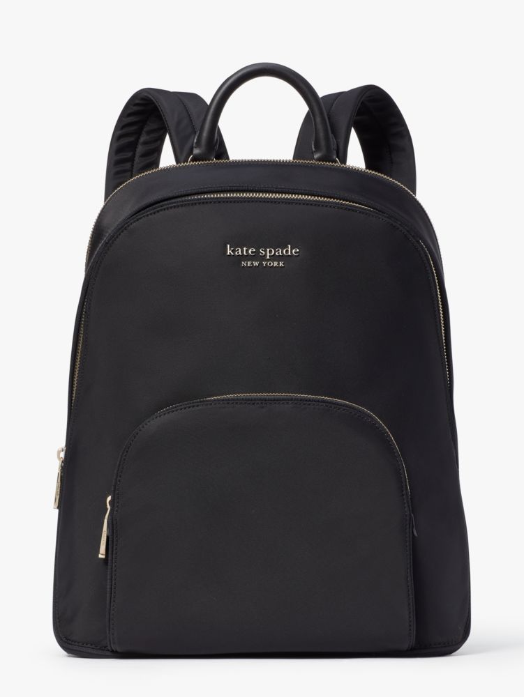 Women's black the little better sam nylon laptop backpack | Kate Spade New  York IT