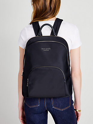 the little better sam nylon laptop backpack by kate spade new york hover view