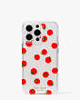 Kate Spade,Roma Tomato iPhone 13 Pro Case,Bright Red Multi