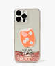 Campari Liquid Glitter iPhone 13 Pro Max Case, Peach Multi, ProductTile