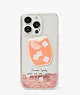 Campari Liquid Glitter iPhone 13 Pro Case, Peach Multi, ProductTile