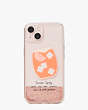 Campari Liquid Glitter iPhone 13 Case, Peach Multi, Product