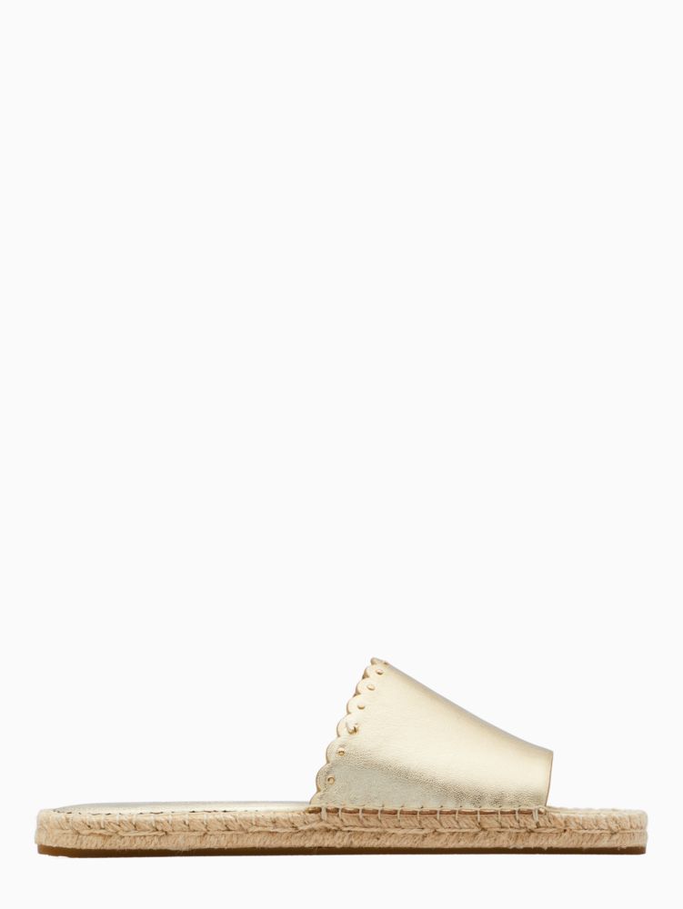 pale gold flats