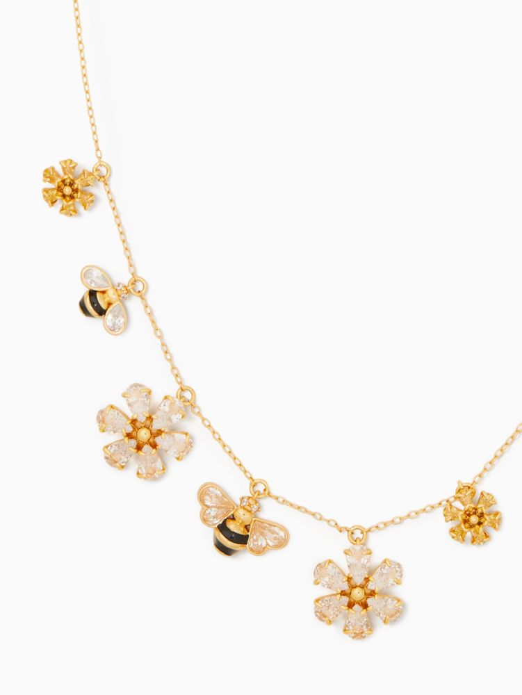 All Abuzz Stone Bee Charm Necklace | Kate Spade Surprise