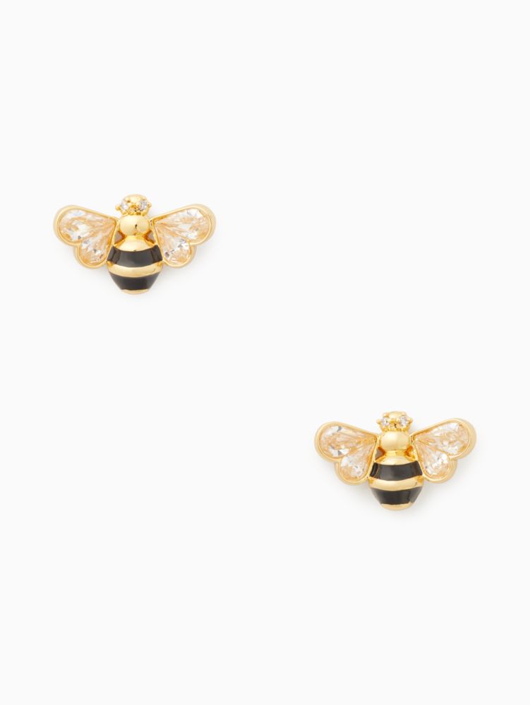 All Abuzz Stone Bee Stud Earrings | Kate Spade Surprise