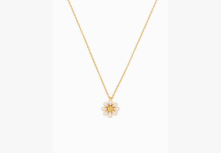 Dazzling Daisies Mini Pendant Necklace, White Multi, Product image number 0