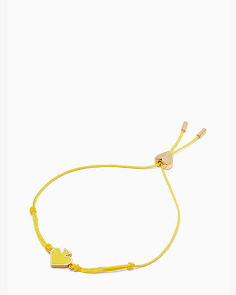 Everyday Spade Enamel Slider Bracelet, Yellow, ProductTile