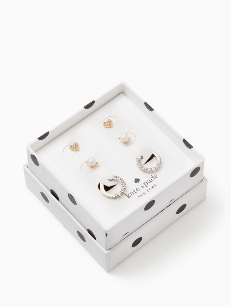 Yours Truly Three Earrings Boxed Set | Kate Spade Surprise