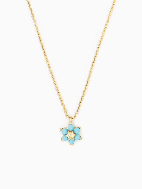 miosotis flower mini pendant necklace