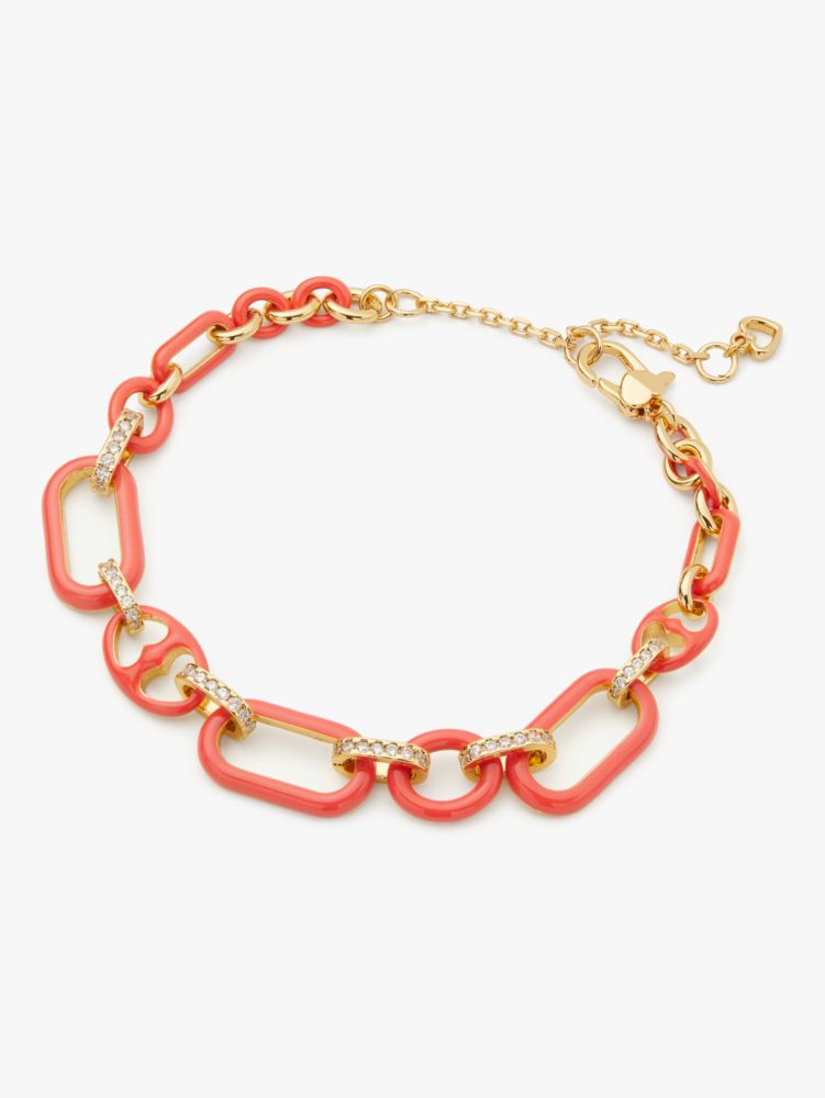 Stay Connected Bracelet, Coral, Product