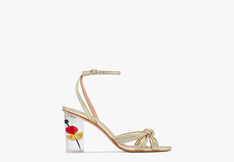 Happy Hour Sandals, Pale Gold, Product image number 0