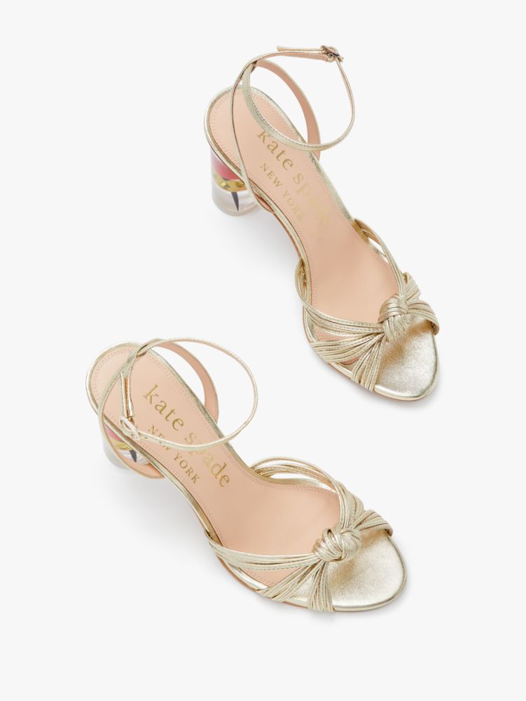 Happy Hour Sandals, Pale Gold, Product