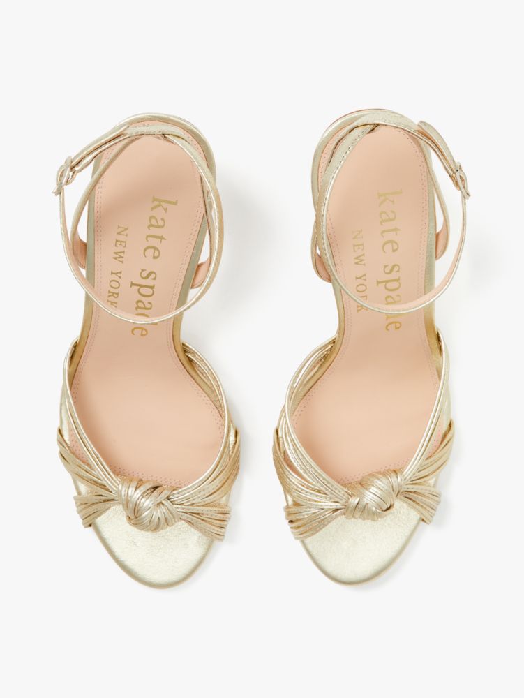 Happy Hour Sandals, Pale Gold, Product