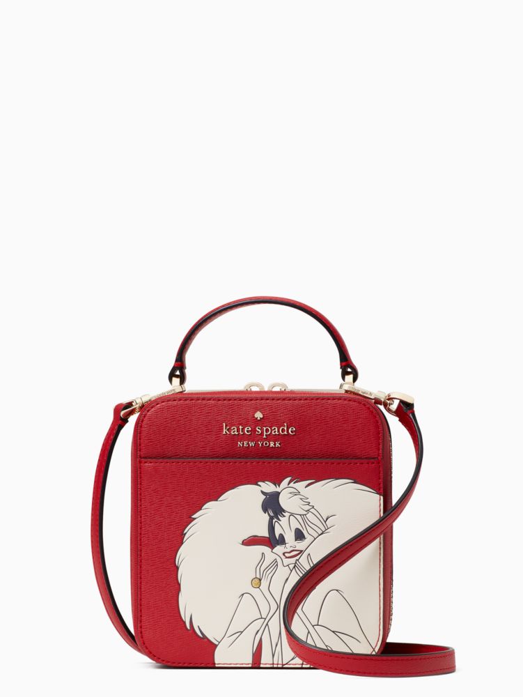 Kate Spade X Disney 101 Dalmatians CRUELLA Vanity Daisy Crossbody Handbag  New 