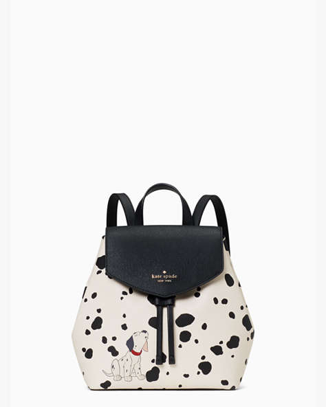 Disney X Kate Spade New York Medium Flap 101 Dalmatians Backpack, Parchment Multi, ProductTile