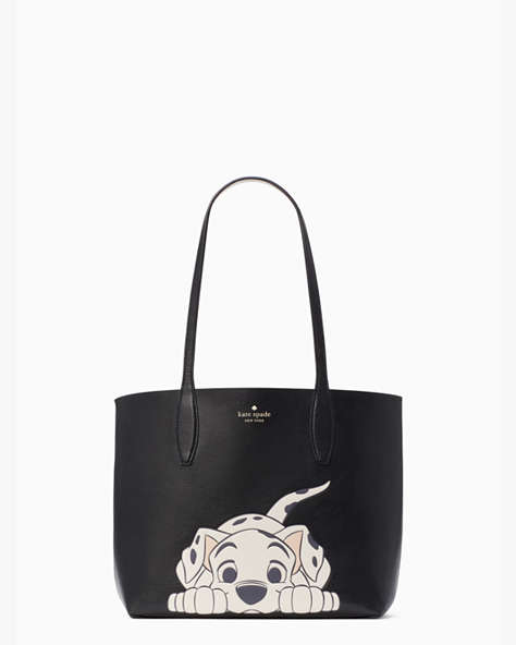 Disney X Kate Spade New York Small Dalmatians Tote Bag, Black Multi, ProductTile