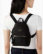 Chelsea The Little Better Nylon Mini Backpack, Black / Glitter, Product