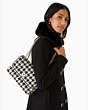 Natalia Medium Flap Shoulder Bag, Black Multi, Product