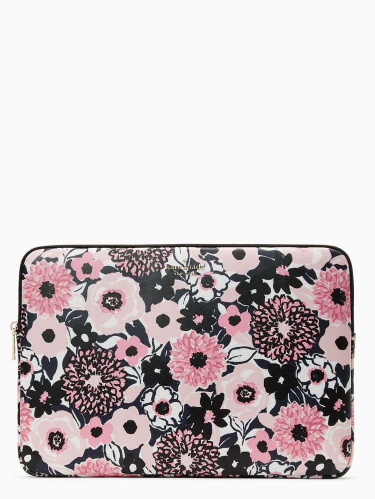 Dahlia Floral Printed Laptop Sleeve | Kate Spade Surprise